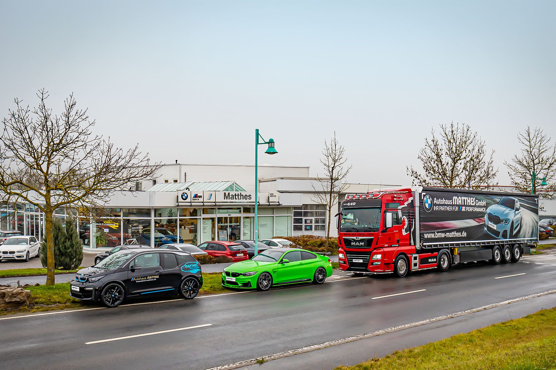 Mit Performance zuverlässig ans Ziel - Neuer LKW-Trailer in Zusammenarbeit mit dem BMW Autohaus Matthes